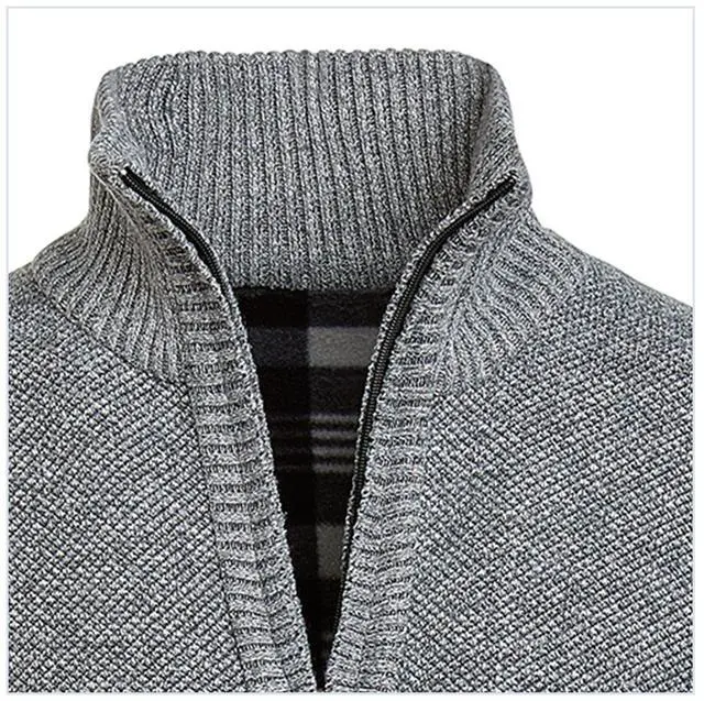 Alt view image 2 of 5 - Men's Quarter Zip Fleece Pullover Lightweight Warm Casual Outdoor Sweater Jacket
