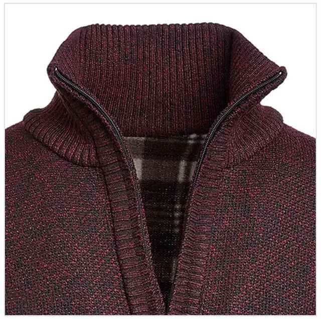 Alt view image 2 of 5 - Men's Quarter Zip Fleece Pullover Lightweight Warm Casual Outdoor Sweater Jacket