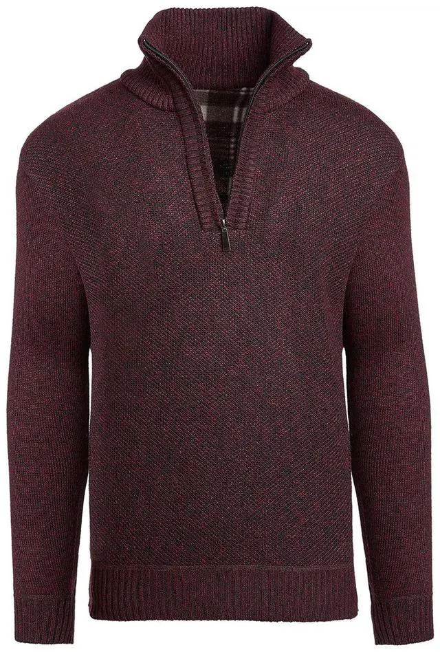 Main image of Men's Quarter Zip Fleece Pullover Lightweight Warm Casual Outdoor Sweater Jacket