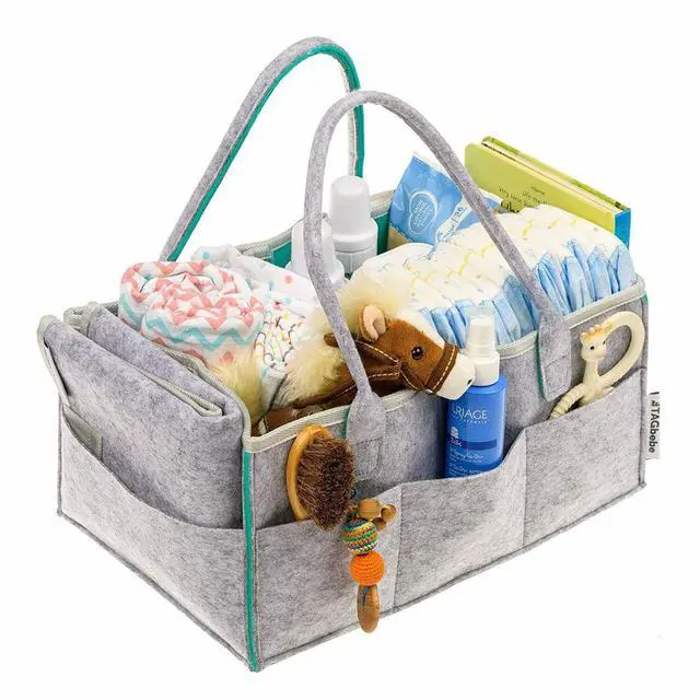 Alt view image 2 of 6 - Baby Travel Diaper Wipes Bag Nursery Organizer with Changing Station Mat Pad