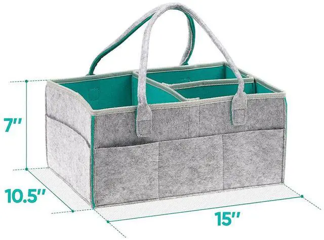 Alt view image 4 of 6 - Baby Travel Diaper Wipes Bag Nursery Organizer with Changing Station Mat Pad