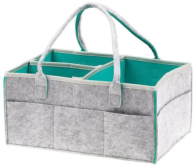 Alt view image 6 of 6 - Baby Travel Diaper Wipes Bag Nursery Organizer with Changing Station Mat Pad