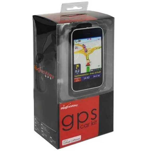 Alt view image 6 of 6 - RightWay GPS Car Kit w/ Bluetooth & Dock Connector