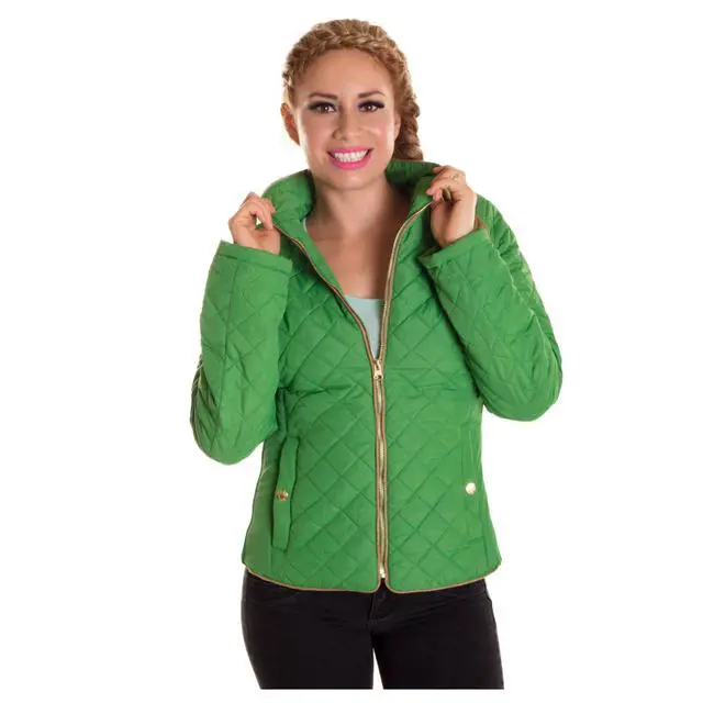 Alt view image 3 of 7 - Alta Designer Fashion Women's Outerwear Insulated Jacket - Green - Medium