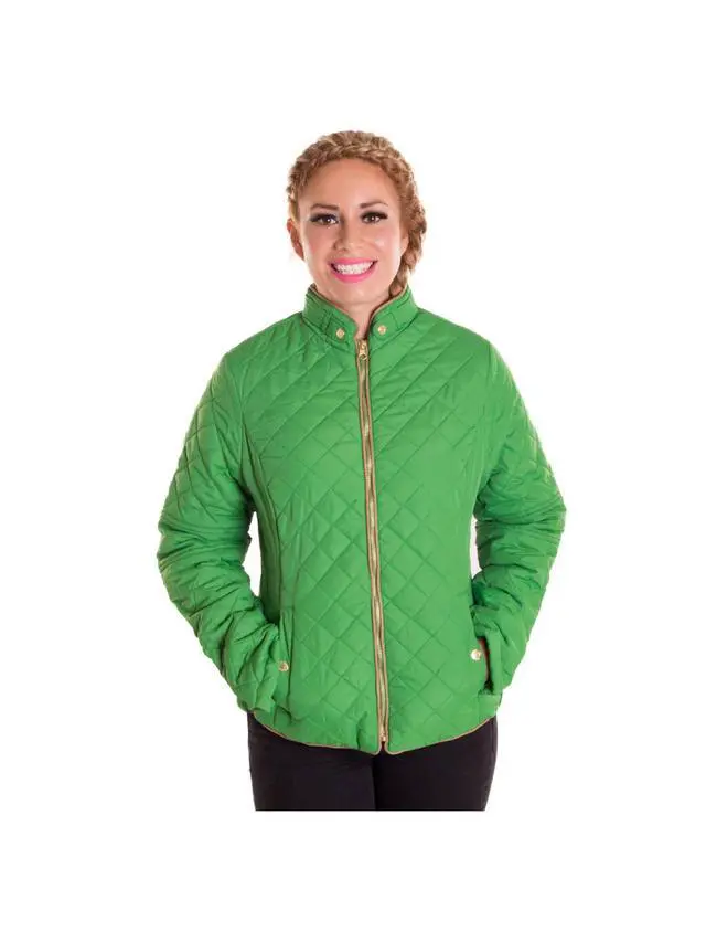 Alt view image 5 of 7 - Alta Designer Fashion Women's Outerwear Insulated Jacket - Green - Medium