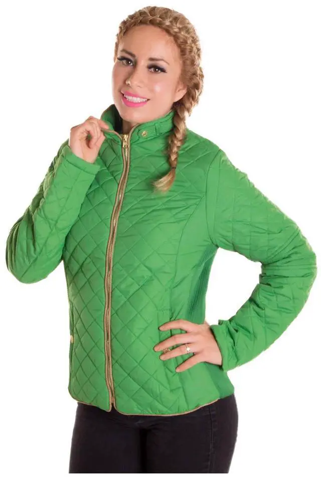 Alt view image 6 of 7 - Alta Designer Fashion Women's Outerwear Insulated Jacket - Green - Medium