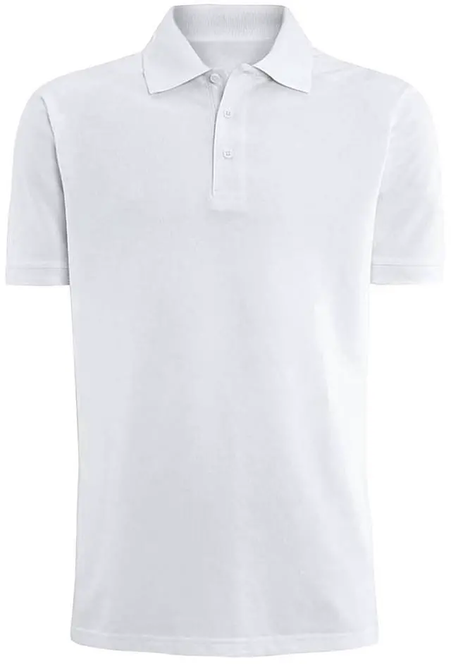 Alt view image 3 of 6 - Alta Fashion Designer Mens Classic Fit Polo Short Sleeve Shirt, White, M