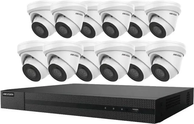 Main image of EKI-K164T412 16CH 8MP NVR with 4TB HDD & (12) 4MP Security Cameras