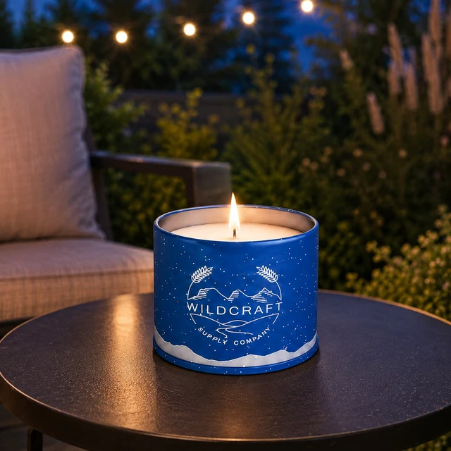 Alt view image 4 of 7 - Citronella Candles 100% Soy Wax Natural Outdoor Indoor Scented Candle 2-Pack New
