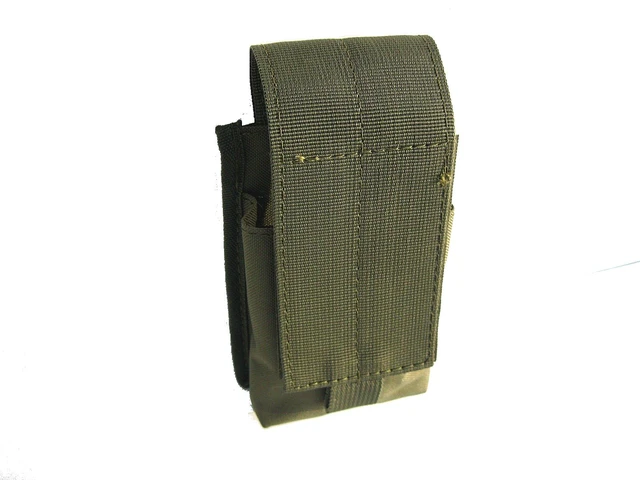 Alt view image 4 of 6 - Every Day Carry Tactical Hook-and-Loop fastener & MOLLE 5.56 Single Magazine Pouch - Olive Drab