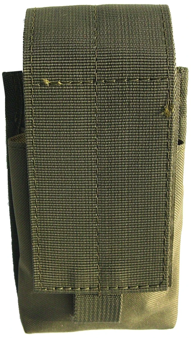 Alt view image 5 of 6 - Every Day Carry Tactical Hook-and-Loop fastener & MOLLE 5.56 Single Magazine Pouch - Olive Drab