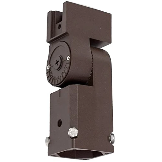 Alt view image 5 of 7 - Adjustable Heavy-Duty Aluminum Slip Fitter Mounting Bracket for LED Flood Lights