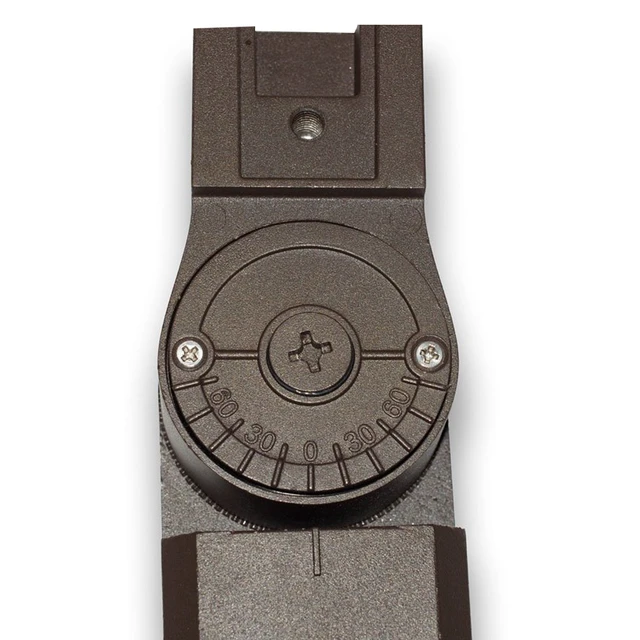 Alt view image 3 of 7 - Adjustable Heavy-Duty Aluminum Slip Fitter Mounting Bracket for LED Flood Lights
