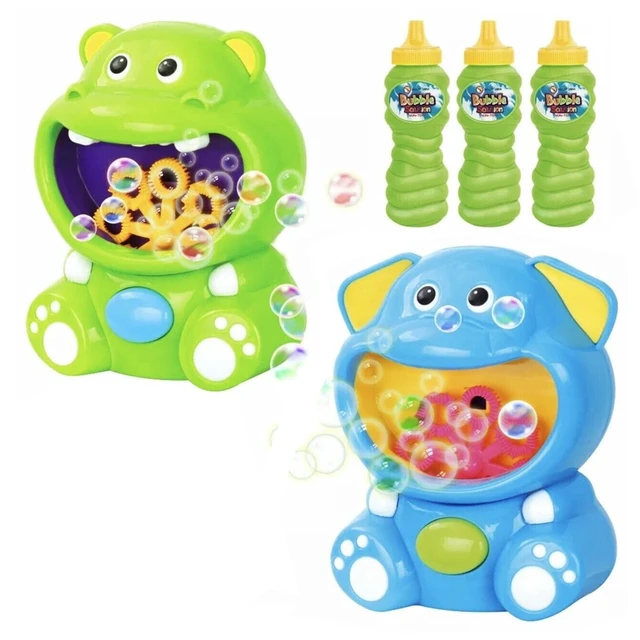 Alt view image 4 of 4 - Hippo Bubble Machine for Kids 500+ Bubbles/Min Fun Bubble Maker Toy - 2 Pack