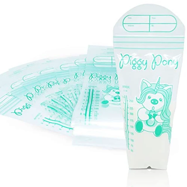Alt view image 7 of 7 - 240 Triple Zipper Reusable Resealable 9oz BPA Free Breast Milk Storage Bags