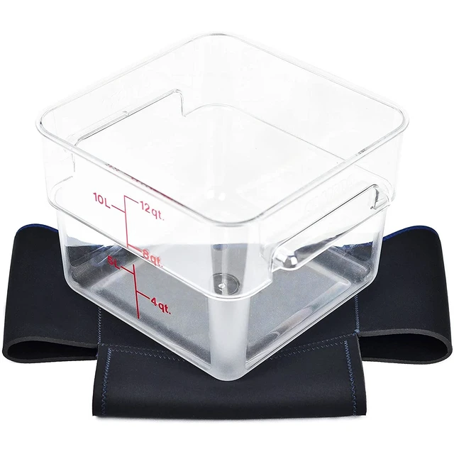 Alt view image 6 of 7 - SO-VIDA Sous Vide Container Sleeve For Cambro Food Storage,12 Quart