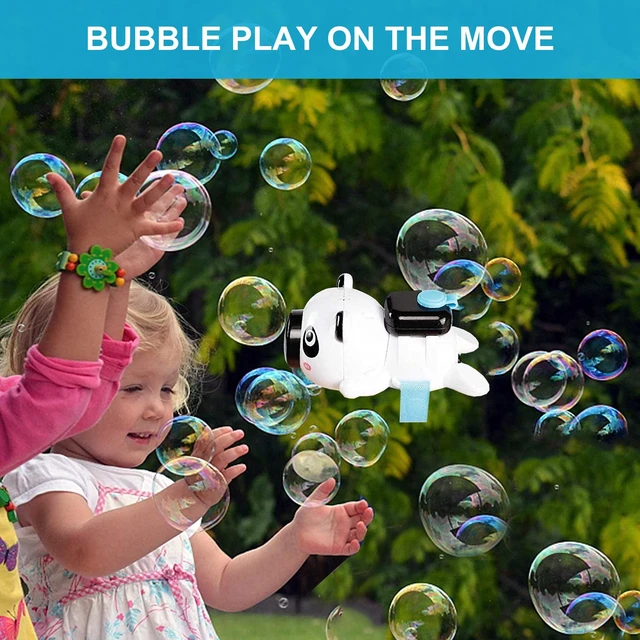 Alt view image 5 of 6 - 2-Pack Dinosaur Bubble Gun Kids LED Light Sound Automatic Blaster w/ 2 Solutions