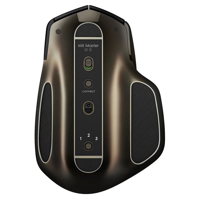Alt view image 6 of 7 - Logitech MX Master 7-Button 2.4GHz Bluetooth Wireless Laser Scroll Mouse - Black