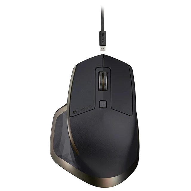 Alt view image 7 of 7 - Logitech MX Master 7-Button 2.4GHz Bluetooth Wireless Laser Scroll Mouse - Black