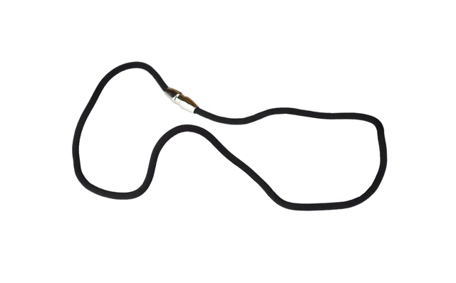Alt view image 3 of 6 - Magnetic Breakaway Lanyard 32" Solid Black 2 mm Thick Multiple Purpose Lanyard
