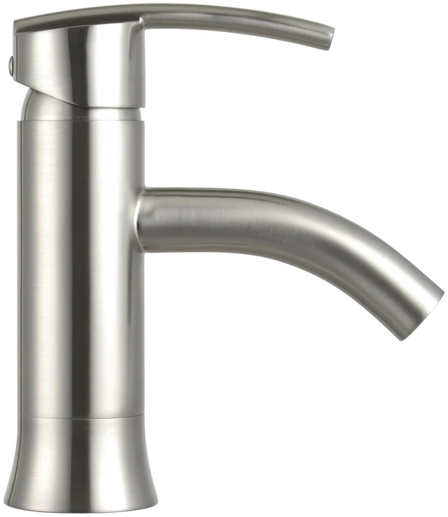 Alt view image 2 of 4 - Eisen Home Waverly 7" Single Hole Single Handle Bathroom Sink Faucet Brushed
