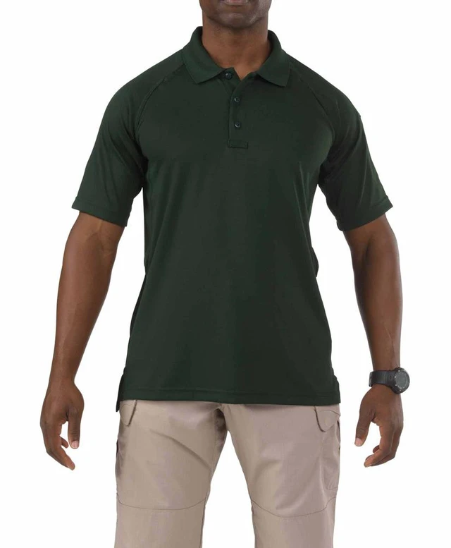Main image of 5.11 Men's Performance S/S Wrinkle Resistant Polo Shirt 71049 LE Green M