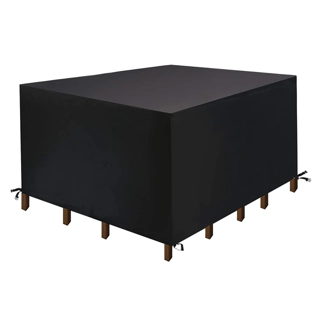 Alt view image 5 of 5 - Waterproof Outdoor Square Patio Table Chair Sofa Set Cover, 50"L x 50"W x 29H