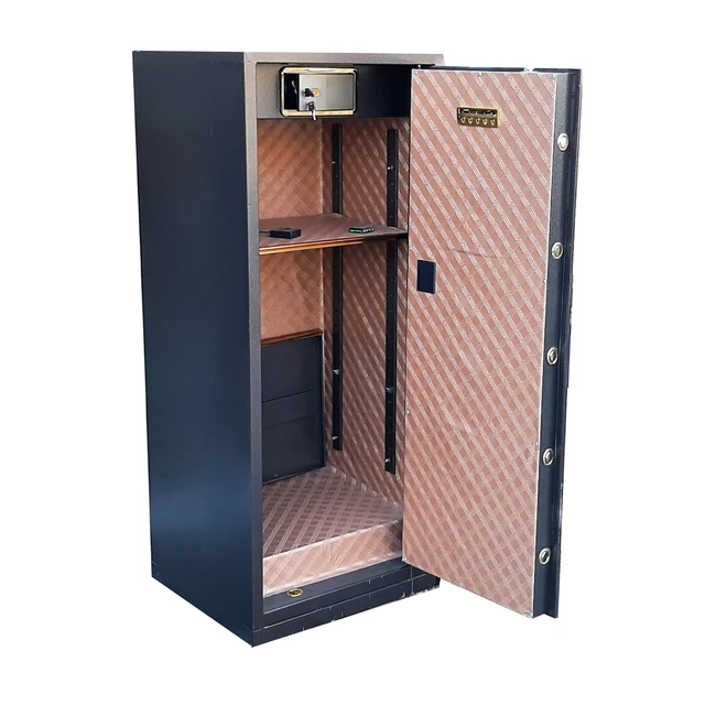 Alt view image 7 of 7 - Gun Rifle Jewelry Safe Cabinet Box w/EA Digital Electronic Lock Firearm Storage