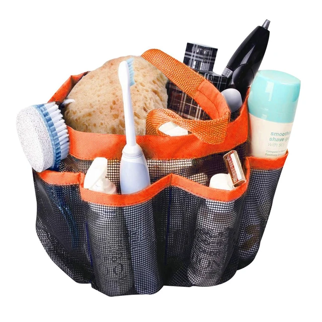 Alt view image 2 of 2 - Portable Shower Caddy Travel Organizer Toiletry Tote Bag with 8 Pockets
