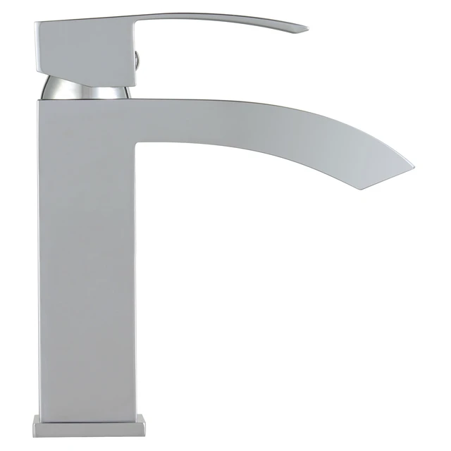 Alt view image 2 of 4 - Eisen Home 6" Single Hole Single Handle Bathroom Sink Faucet Polished Chrome New