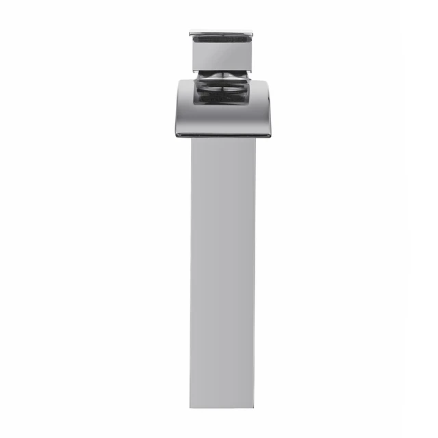 Alt view image 3 of 4 - Eisen Home Raina 10" Vessel Sink Single Handle Bathroom Faucet Polished Chrome