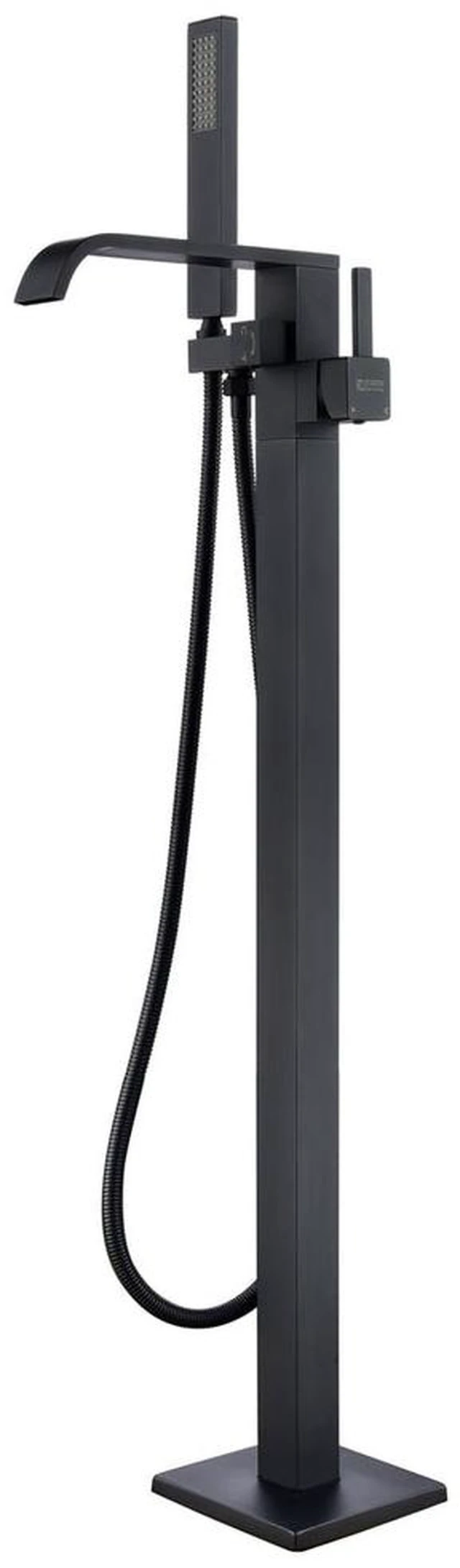 Main image of Eisen Home Sevenfalls 8015 Floor Mount Freestanding Bathtub Faucet Matte Black