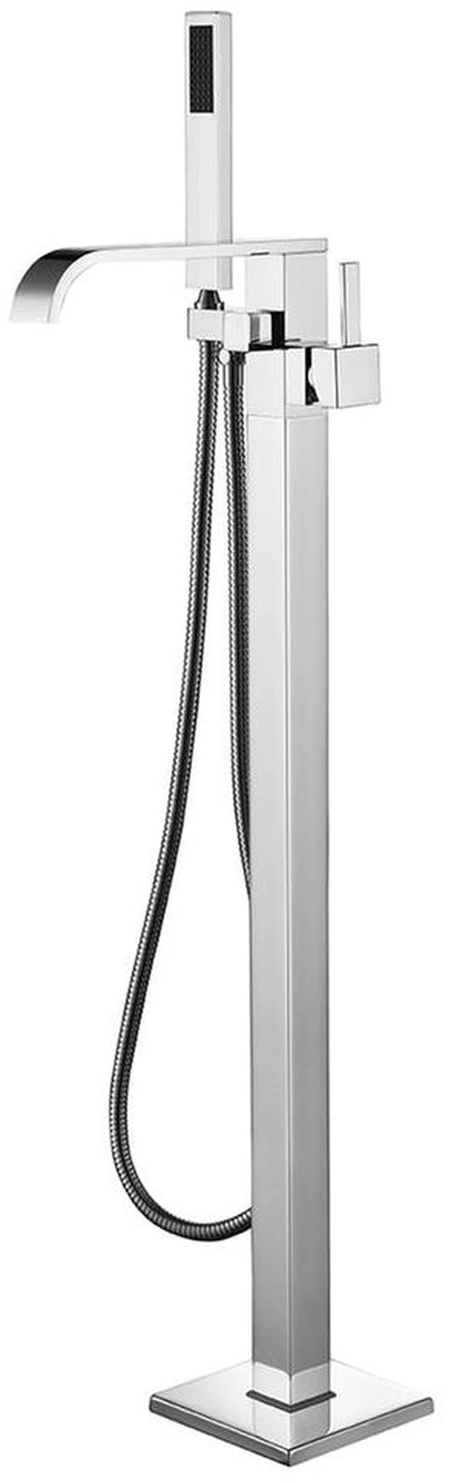 Main image of Eisen Home Sevenfalls Floor Mount Freestanding Bathtub Faucet Polished Chrome