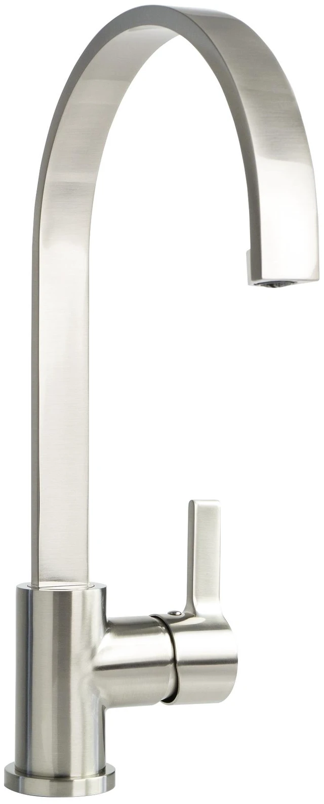 Main image of Eisen Home 16" Swivel Solid Brass Brushed Nickel Single Handle Kitchen Faucet