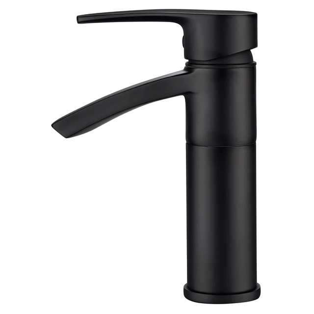 Alt view image 2 of 4 - Eisen Home Ariana Kitchen Sink Faucet Single Hole Matte Black DF13301 Pull Down