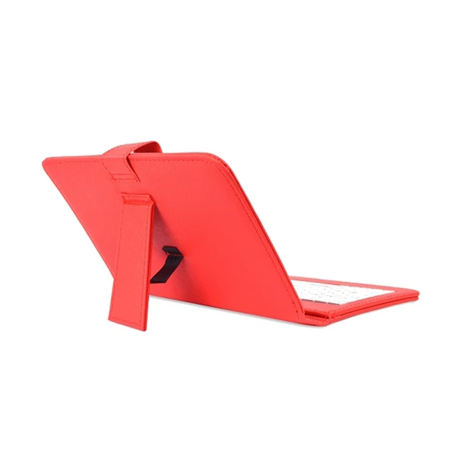 Alt view image 2 of 2 - Infinity Key Combo 8" Micro USB Interface Case and Keyboard with Strap - Red