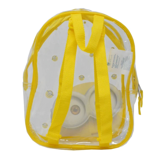 Alt view image 3 of 3 - 10" Back-to-School Despicable Me Minions 10-inch Mini Backpack Bag - Clear