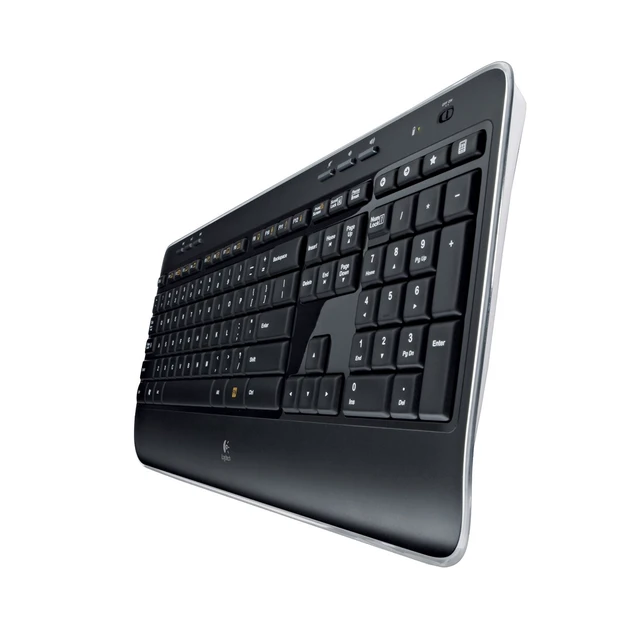 Alt view image 5 of 5 - Logitech 920-002553 MK520 2.4 GHz Wireless Laser Keyboard, Mouse - 32.8 Feet - USB - Black