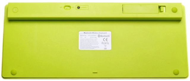 Main image of Hype Ultra Slim Wireless Bluetooth V3.0 Enabled 78-Key 2.4GHz Keyboard - Green