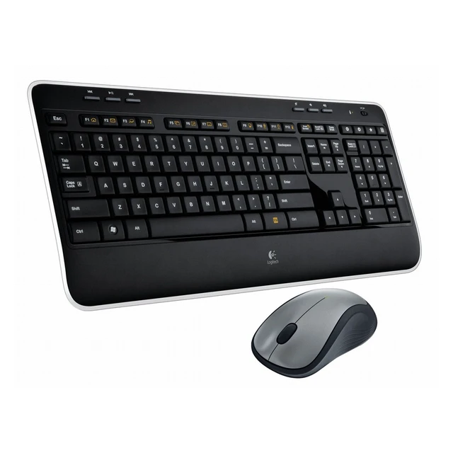 Alt view image 4 of 5 - Logitech 920-002553 MK520 2.4 GHz Wireless Laser Keyboard, Mouse - 32.8 Feet - USB - Black