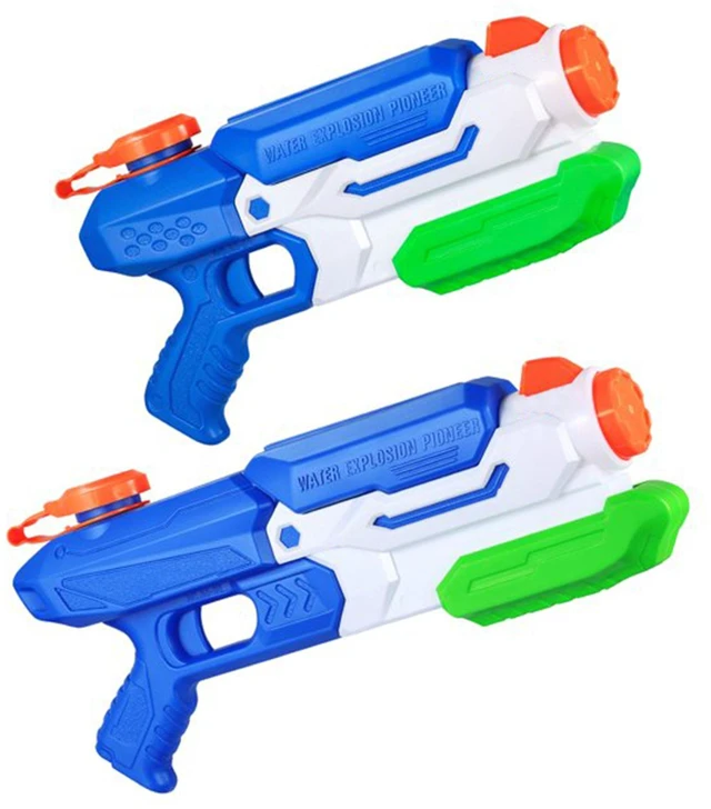 Main image of Water Guns Kids 2 Pack , Small and Large, Super Water Blaster Soaker Long Range