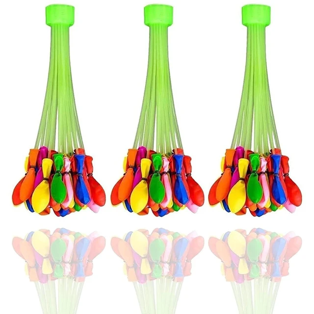 Alt view image 2 of 3 - Water Balloons 444Pack Kids Fun Self Sealing Easy Quick Fill In Just 60 Seconds