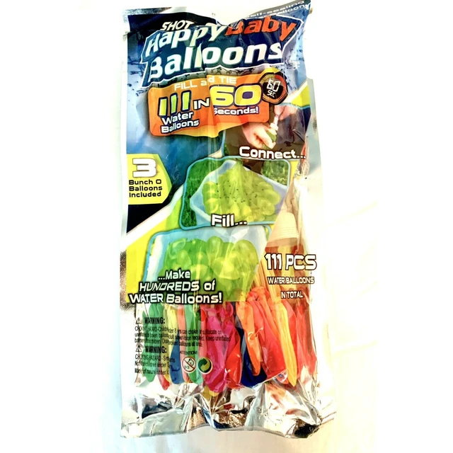 Alt view image 3 of 3 - Water Balloons 444Pack Kids Fun Self Sealing Easy Quick Fill In Just 60 Seconds