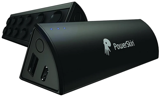 Main image of PowerSkin PowerStand Portable Battery Charger for Smartphones - Gunmetal
