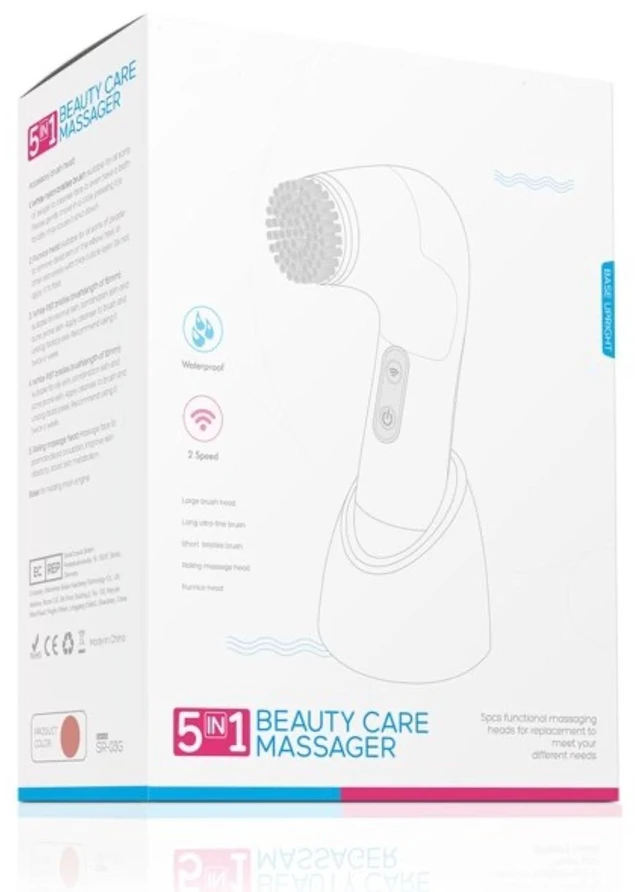 Alt view image 4 of 7 - Etereauty 5-in-1 Electric Facial Cleansing Brush Face Body Exfoliating Scrubber