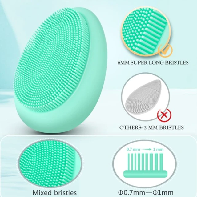 Alt view image 5 of 7 - 18pcs Reusable Makeup Remover Pads Facial Cleansing Brush Storage Pouch Set New