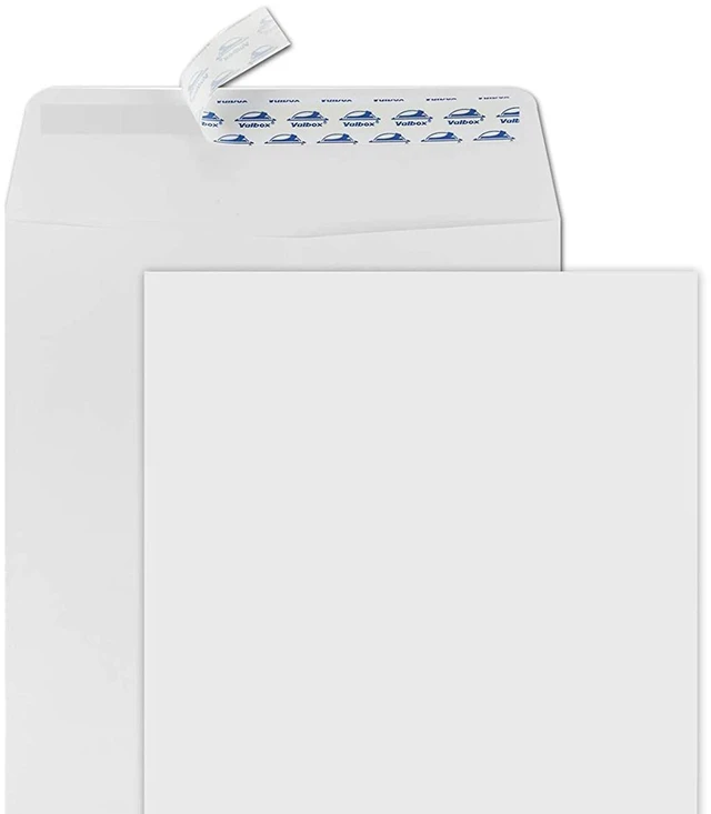 Alt view image 2 of 7 - 250 Count White Catalog Envelopes Peel & Seal 9'' x 12'' Standard Letter Size