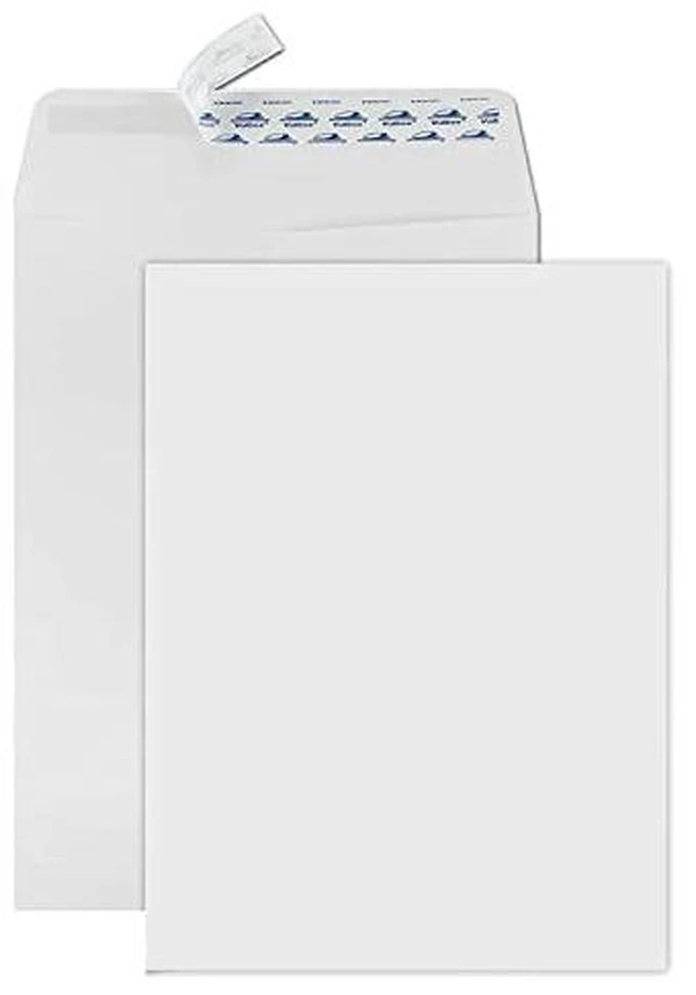 Alt view image 7 of 7 - 250 Count White Catalog Envelopes Peel & Seal 9'' x 12'' Standard Letter Size