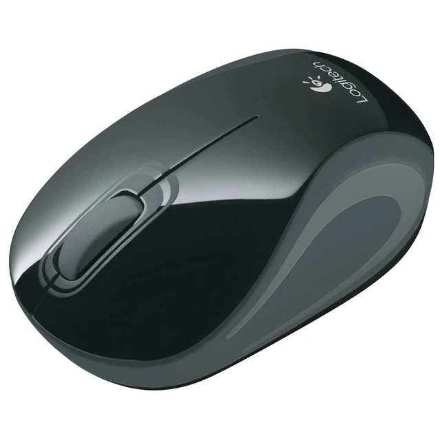 Alt view image 6 of 6 - Logitech M187 2.4Ghz Wireless 3 Button USB Optical Scroll Mini Mouse - Black