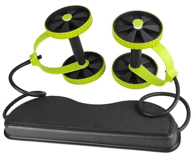 Main image of 10-in-1 Ab Roller Wheel Kit Resistance Bands Knee Pad Core Abdominal Workout New